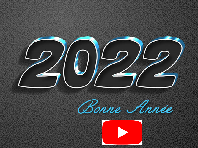 image bonne anne 2022 bleu noir